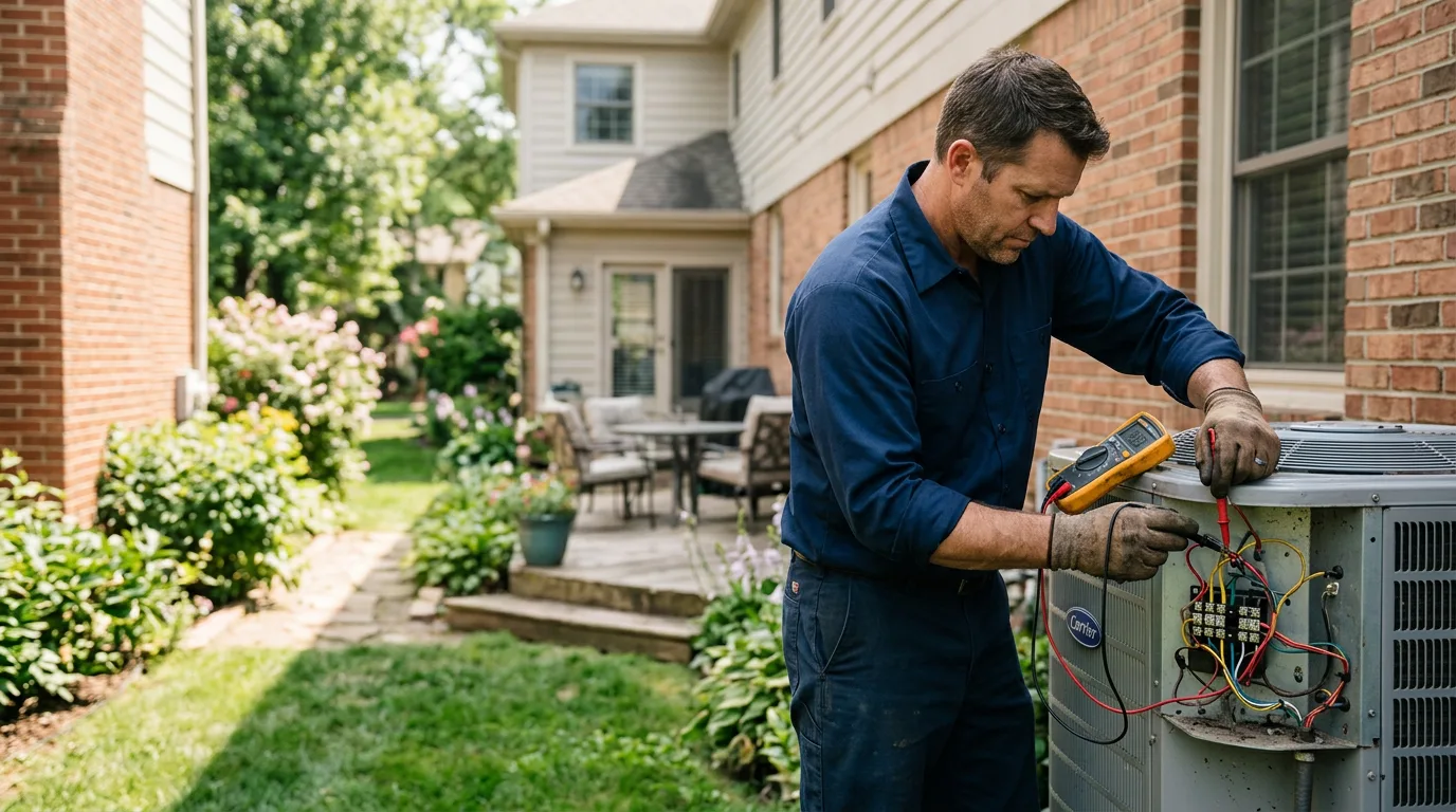 HVAC technician working near Robson, WV